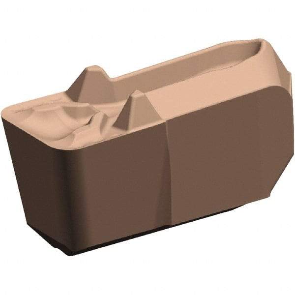 Kennametal - 6EG-P GUP Grade KCU25, 7mm Cutting Width Carbide Grooving/Cut-Off Insert - 3.9mm Max Depth of Cut, Neutral, 0.8mm Corner Radius, AlTiN Finish - USA Tool & Supply