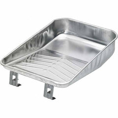 Bestt-Liebco - 9" Roller Compatible Mini Paint Roller Tray - 1 Gal Capacity, 9" Wide, Metal - USA Tool & Supply