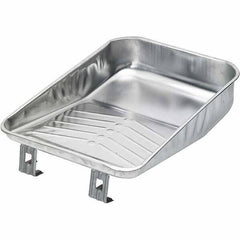 Bestt-Liebco - 9" Roller Compatible Mini Paint Roller Tray - 1 Gal Capacity, 9" Wide, Metal - USA Tool & Supply
