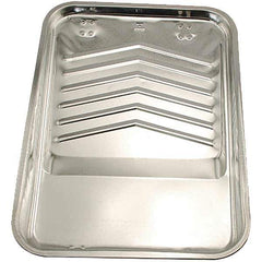Bestt-Liebco - 9" Roller Compatible Mini Paint Roller Tray - 2 Qt Capacity, 9" Wide, Metal - USA Tool & Supply
