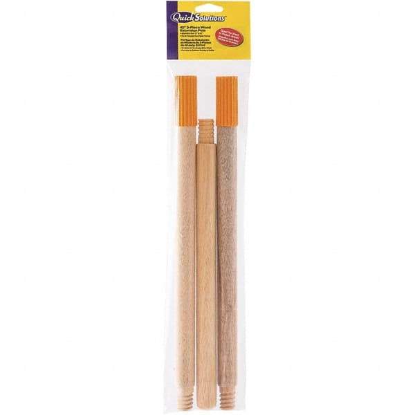 Bestt-Liebco - 1 to 3.5' Long Paint Roller Extension Pole - Wood - USA Tool & Supply