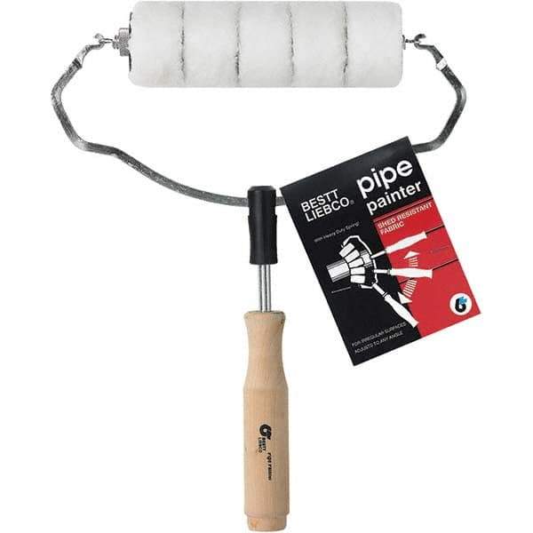 Bestt-Liebco - 7" Long, Corner Pipe Painter - Includes Roller Cover & Frame - USA Tool & Supply