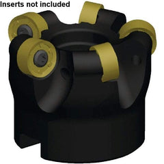 Kennametal - 50mm Cut Diam, 3.96mm Max Depth, 27mm Arbor Hole, 5 Inserts, RNGJ1605M0____ Insert Style, Indexable Copy Face Mill - RODEKA 16 Cutter Style, 22,000 Max RPM, 50mm High, Through Coolant, Series Rodeka - USA Tool & Supply