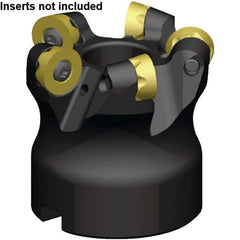 Kennametal - 34mm Cut Diam, 8mm Max Depth, 22mm Arbor Hole, 4 Inserts, RP..T1605M0.. Insert Style, Indexable Copy Face Mill - KSRM 16 Cutter Style, 24,400 Max RPM, 50mm High, Through Coolant, Series KSRM - USA Tool & Supply