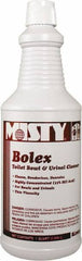 Misty - 32 oz Bottle Liquid Toilet Bowl Cleaner - Wintergreen Scent, Nonacidic, Toilets - USA Tool & Supply