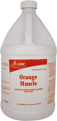 Rochester Midland Corporation - 1 Gal Bottle Liquid Hand Cleaner with Grit - White, Orange Scent - USA Tool & Supply