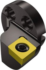 Sandvik Coromant - Right Hand Cut, Size 40, CCMT 432 Insert Compatiblity, Modular Turning & Profiling Cutting Unit Head - 27mm Ctr to Cutting Edge, 38mm Head Length, Through Coolant, Series CoroTurn 107 - USA Tool & Supply
