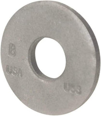 Bowmalloy - 5/16" Screw, Grade 9 Steel USS Flat Washer - 11/32" ID x 7/8" OD, 5/64" Thick, Bowma-Guard Finish - USA Tool & Supply