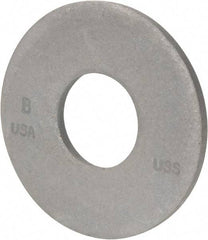 Bowmalloy - 1-1/8" Screw, Grade 9 Steel USS Flat Washer - 1-1/4" ID x 2-3/4" OD, 3/16" Thick, Bowma-Guard Finish - USA Tool & Supply