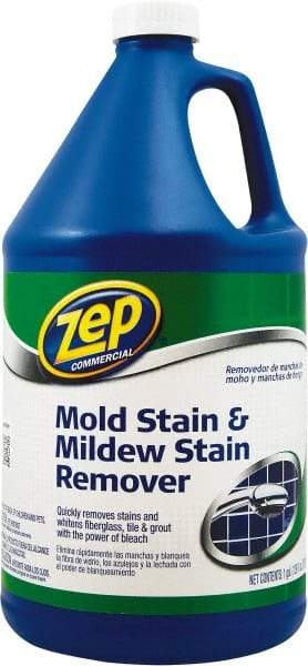 ZEP Commercial - 1 Gal Bottle Liquid Bathroom Cleaner - Chlorine Scent, Disinfectant, Tile, Tubs & Showers - USA Tool & Supply