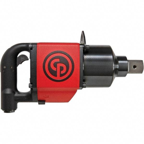 Chicago Pneumatic - 1-1/2" Drive, 2,800 RPM, 5,900 Ft/Lb Torque Impact Wrench - D-Handle, 84.5 CFM, 90 psi, 1/2" NPT Inlet - USA Tool & Supply