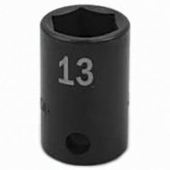 SK - Impact Socket - 3/8"DR 13MM IMPACT SOCKET - USA Tool & Supply