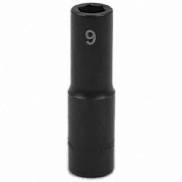 SK - Impact Socket - 3/8"DR 9MM DEEP IMPACT SOCKET - USA Tool & Supply