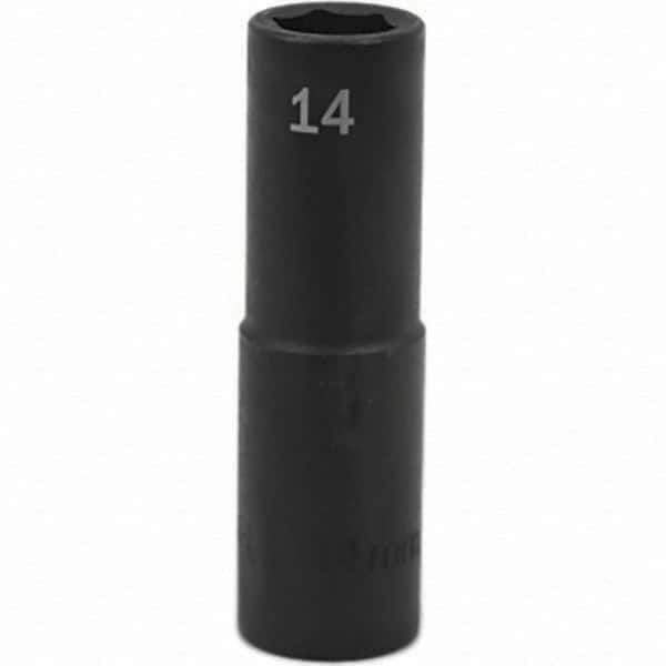 SK - Impact Socket - 1/2"DR 14MM DEEP IMPACT SOCKET - USA Tool & Supply