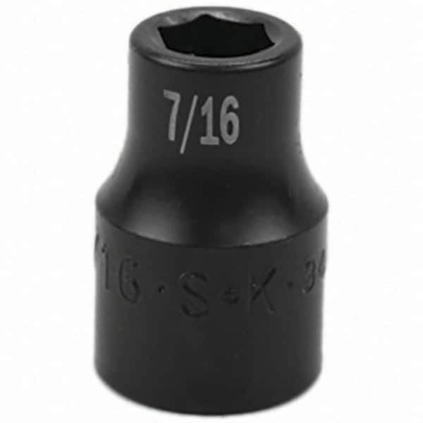 SK - Impact Socket - 1/2"DR 7/16" IMPACT SOCKET - USA Tool & Supply