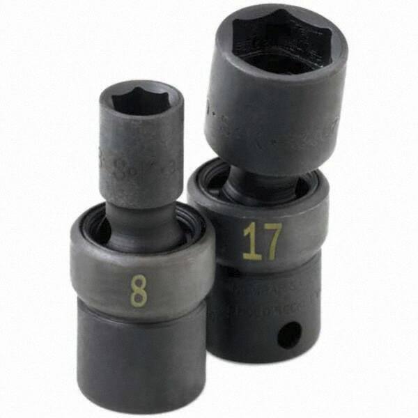 SK - Impact Socket - 1/4"DR 14MM SWIVEL IMPACT SOCKET - USA Tool & Supply