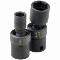 SK - Impact Socket - 1/4"DR 14MM SWIVEL IMPACT SOCKET - USA Tool & Supply