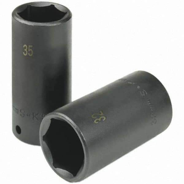SK - Impact Socket - 1/2"DR 26MM DEEP IMPACT SOCKET - USA Tool & Supply