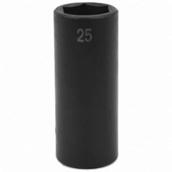 SK - Impact Socket - 1/2"DR 25MM DEEP IMPACT SOCKET - USA Tool & Supply