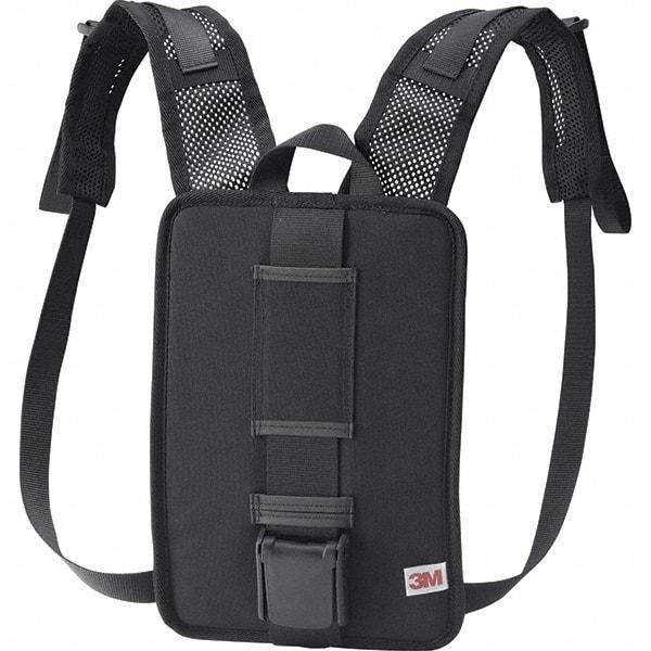 3M - Back Pack - Black, For PAPR Systems, Compatible with 3M TR-600/800 - USA Tool & Supply