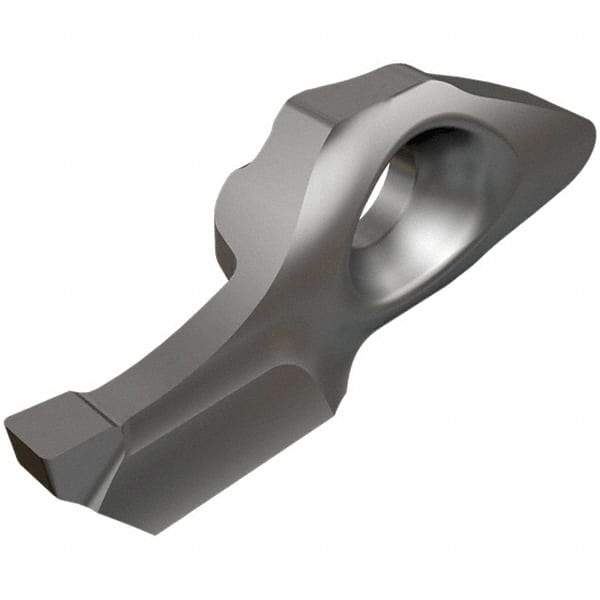 Iscar - 8-1.50-0.20MEF Grade IC908, 1.5mm Cutting Width Carbide Grooving Insert - 5.5mm Max Depth of Cut, Left Hand, 0.2mm Corner Radius, TiAlN Finish - USA Tool & Supply