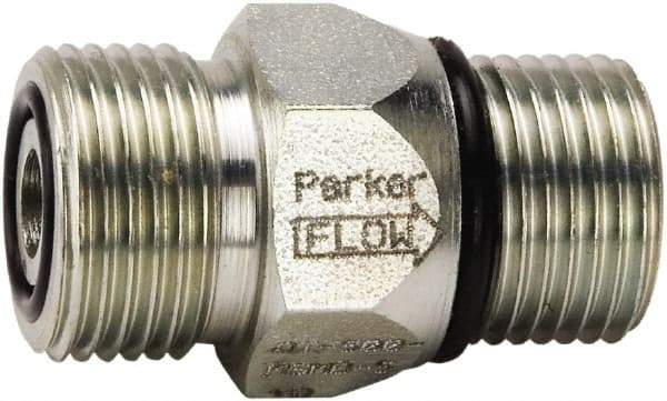 Parker - 30 GPM 1-3/16-12 Inlet Steel Hydraulic Control Valve - 5,000 psi, 1-1/4" Wide x 1.91" Long - USA Tool & Supply