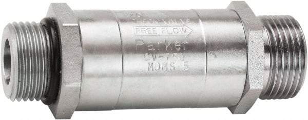 Parker - 65 GPM 1-1/16-12 Inlet Steel Hydraulic Control Valve - 3,000 psi, 1.38" Wide x 2-3/4" Long - USA Tool & Supply