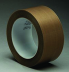 List 5451 1/2" x 36 yds PTFE Glass Cloth Tape - Brown - USA Tool & Supply