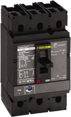 Square D - 225 Amp, 250 VDC, 600 VAC, 2 Pole, Panel Mount Molded Case Circuit Breaker - Thermal Magnetic Trip, Multiple Breaking Capacity Ratings, 3/0 AWG - USA Tool & Supply