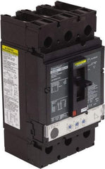 Square D - 250 Amp, 600 VAC, 3 Pole, Panel Mount Molded Case Circuit Breaker - Electronic Trip, Multiple Breaking Capacity Ratings, 3/0 AWG - USA Tool & Supply