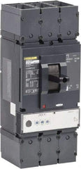 Square D - 400 Amp, 600 VAC, 3 Pole, Panel Mount Molded Case Circuit Breaker - Electronic Trip, Multiple Breaking Capacity Ratings, 2 AWG - USA Tool & Supply