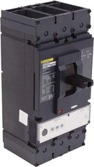Square D - 400 Amp, 600 VAC, 3 Pole, Panel Mount Molded Case Circuit Breaker - Electronic Trip, 110mm Deep x 340mm High x 140mm Wide - USA Tool & Supply