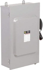 Square D - 200 Amp, 600 VAC/VDC, 3 Pole Nonfused Safety Switch - NEMA 12 & 3R, 50 hp at 600 VAC, 50 hp at 600 VDC (Single Phase), 150 hp at 600 VAC, 50 hp at 600 VDC (Triple Phase) - USA Tool & Supply
