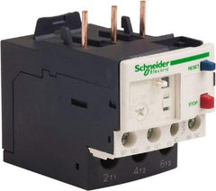 Schneider Electric - 3 Pole, NEMA Size 00-1, 0.63 to 1 Amp, 690 VAC, Thermal NEMA Overload Relay - Trip Class 20, For Use with LC1D09, LC1D12, LC1D18, LC1D25, LC1D32 and LC1D38 - USA Tool & Supply