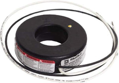 Square D - 600 Amp AC Input, 5 Amp AC Output, Panel Meter Current Transformer - Flying Lead Terminal, For Use with Ammeter, Solid State Transducer - USA Tool & Supply