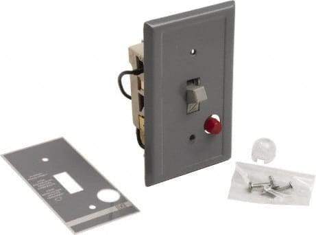 Square D - 1 Pole, 16 Amp, Open Toggle Manual Motor Starter - 1 hp at 115 VAC, 1 hp at 230 VAC, 1 hp at 277 VAC, CE, CSA & UL Listed - USA Tool & Supply