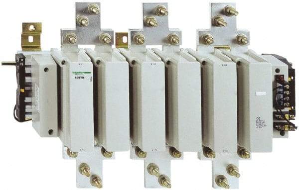 Schneider Electric - 3 Pole, 1600 Amp at 440 VAC and 780 Amp at 440 VAC, Nonreversible IEC Contactor - Bureau Veritas, CSA, DNV, EN/IEC 60947-1, EN/IEC 60947-4-1, GL, JEM 1038, LROS, RINA, RMRoS, RoHS Compliant, UL Listed - USA Tool & Supply