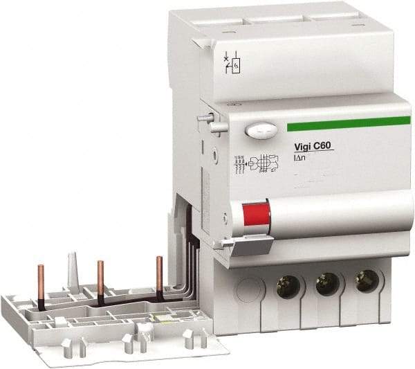 Schneider Electric - 63 Amp Circuit Breaker Ground Fault Module - 220-415 VAC Control Voltage, Use with Multi 9 Circuit Breaker - USA Tool & Supply