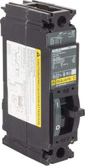 Square D - 20 Amp, 277 VAC, 1 Pole, Individually Mounted Molded Case Circuit Breaker - Thermal Magnetic Trip, 25 kA at 277 VAC Breaking Capacity, 12-4 (Aluminum), 14-4 (Copper) AWG, 4.13 Inch Deep x 6 Inch High x 1-1/2 Inch Wide - USA Tool & Supply