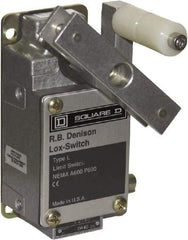 Square D - NO/NC Configuration, 500 Volt, 10 Amp, Aluminum Cable Safety Limit Switch - 2-1/4 Inch Wide x 3.41 Inch Deep x 4.95 Inch High, IP67 Ingress Rating - USA Tool & Supply