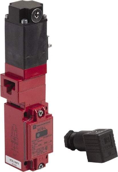 Telemecanique Sensors - 2NC/NO Configuration, 300 VAC, 10 Amp, Key Safety Limit Switch - 1.73 Inch Deep x 7.64 Inch High, IP67 Ingress Rating - USA Tool & Supply