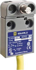 Square D - SPDT, NC/NO, 240 VAC, Prewired Terminal, Rotary Head Actuator, General Purpose Limit Switch - 1, 2, 4, 6, 6P NEMA Rating, IP67 IPR Rating - USA Tool & Supply