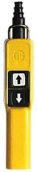 Schneider Electric - 2 Operator, Booted Pushbutton Pendant Control Station - NO/NC Contact - USA Tool & Supply