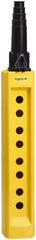 Square D - 8 Hole, Glass Reinforced Polyester Pushbutton Switch Enclosure - USA Tool & Supply