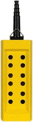 Square D - 12 Hole, Glass Reinforced Polyester Pushbutton Switch Enclosure - USA Tool & Supply
