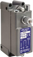 Square D - DPST, 2NC/2NO, 600 VAC, Screw Terminal, Rotary Head Actuator, General Purpose Limit Switch - 1, 2, 4, 12, 13 NEMA Rating, IP65 IPR Rating, Surface Mount - USA Tool & Supply