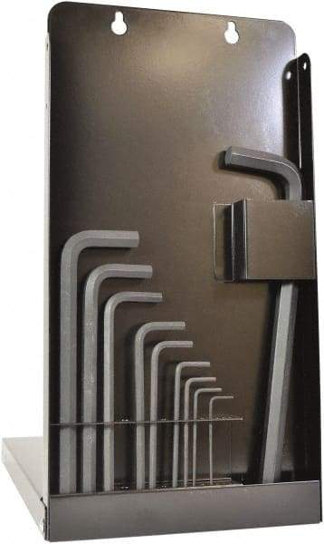 Bondhus - 10 Piece L-Key Ball End Hex Key Set - Hex Range 1.5 to 12mm, 13" OAL, Protanium High Torque Steel - USA Tool & Supply