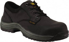 Dr. Martens - Men's Size 7 Medium Width Composite Work Shoe - Black, Leather Upper, Rubber Outsole, 4-1/2" High, Hot Weather, Non-Slip, Electrostatic Dissipative (ESD) - USA Tool & Supply