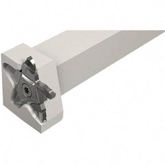 Iscar - External Thread, 0.197" Max Depth of Cut, 2.39mm Min Groove Width, 135mm OAL, Right Hand Indexable Grooving Cutoff Toolholder - 25mm Shank Height x 25mm Shank Width, PENTA 34F Insert Style, PCHPRS Toolholder Style, Series PentaCut - USA Tool & Supply