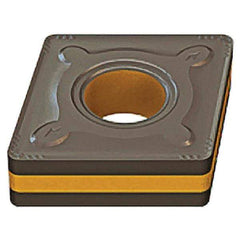 Iscar - CNMG543 MR Grade IC807 Carbide Turning Insert - TiAlN Finish, 80° Diamond, 5/8" Inscr Circle, 1/4" Thick, 3/64" Corner Radius - USA Tool & Supply